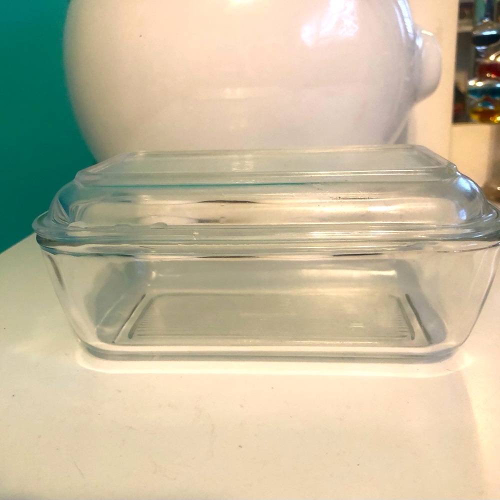 Vintage refrigerator storage dish
